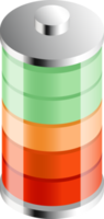 Battery color icon png