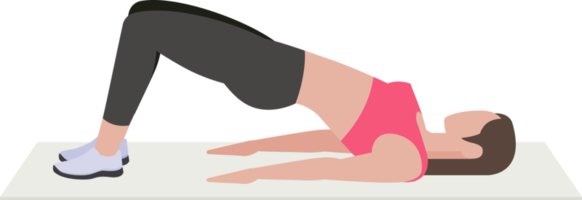 woman workout exercise png