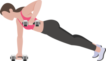 donna allenarsi esercizio png