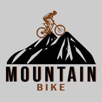 vector de camiseta de bicicleta de montaña