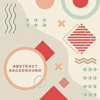 Abstract background with geometric shapes vector