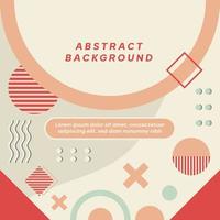 Abstract background with geometric shapes vector