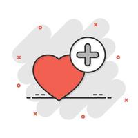 Wishlist icon in flat style. Like document vector illustration on white isolated background. Favorite list business concept.