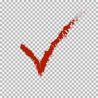 Checkmark icon, vector