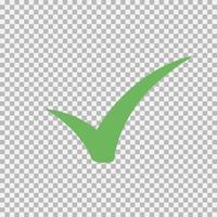 Checkmark icon, vector