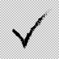 Checkmark icon, vector