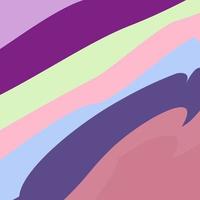 Abstract vector wavy background texture in trendy bright soft hues of different colors. Springtime