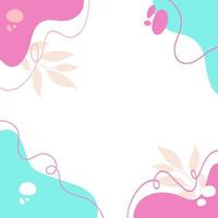 Abstract background. hand-drawn minimal background vector illustration on white background