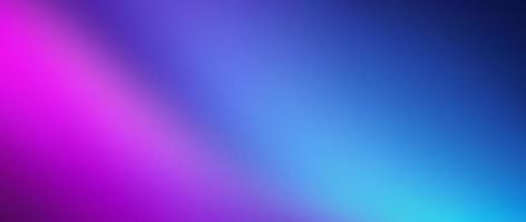 Purple pink blue color gradient background blurred neon color flow, grainy texture effect, technology banner design photo