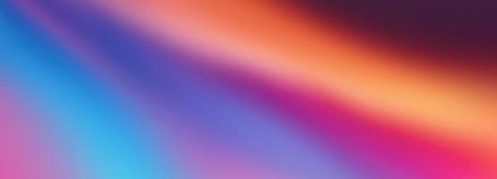 Orange blue purple abstract banner, vibrant color flow gradient grainy background, copy space photo