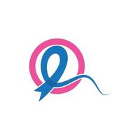 Breast cancer awareness vector