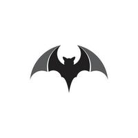 Bat ilustration logo vector