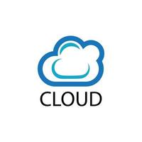 cloud logo vector