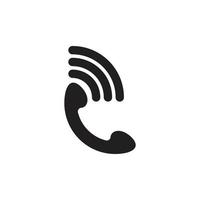 Telephone icon vector