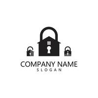 padlock logo icon vector