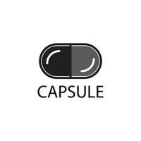 capsule logo icon vector