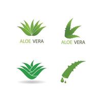 Aloe vera logo vector