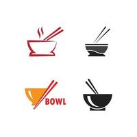 bowl food vector icon