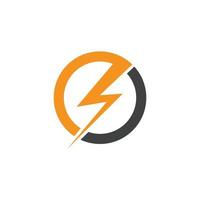 Lightning Logo Template vector