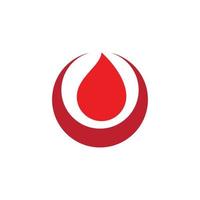 Blood ilustration logo vector