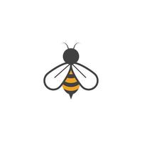 vector de plantilla de logotipo de abeja