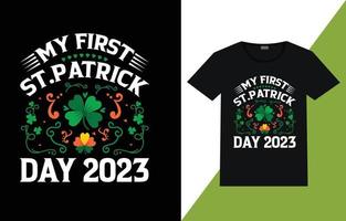 Vector st Patrick's day t-shirt design