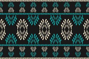 arte de patrón tribal étnico de alfombras. patrón étnico ikat sin fisuras. estilo americano, mexicano. vector