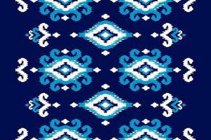 Abstract ethnic pattern art. Ikat seamless pattern traditional. American, Mexican style. vector