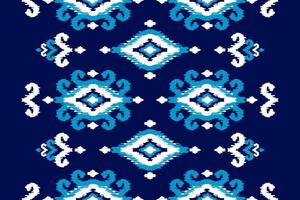 Abstract ethnic pattern art. Ikat seamless pattern traditional. American, Mexican style. vector