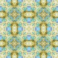 Mediterranean mosaic seamless pattern design, Repeat textile design, Surface design. vector