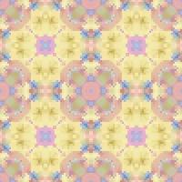 Mediterranean mosaic seamless pattern design, Repeat textile design, Surface design. vector