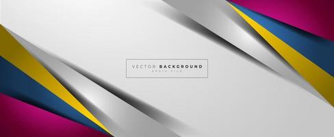 colorful geometric background design vector