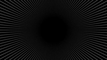 Black abstract stripes background design. Modern circular stripe pattern in monochrome colors. Line pattern texture for banners, covers, terrain, sci-fi, wireframe, and related to background. vector