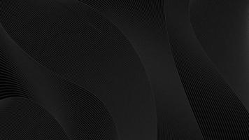 Abstract wavy lines background design for posters, banners, presentations, advertisements and flyers, isolated on black background. vector