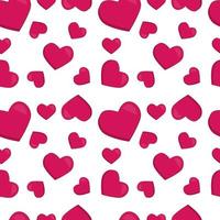 seamless heart pattern on a blue background vector