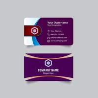 Set of Modern buiseness Card, Classical and Creative design Business Card Templates vector