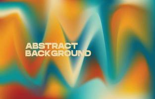 Psychedelic colorful abstract wavy shape background vector