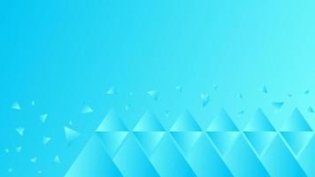 Blue abstract background with triangle dynamic shapes. Suitable for landing page, banner or presentation vector