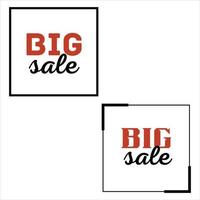 Big sale banner vector