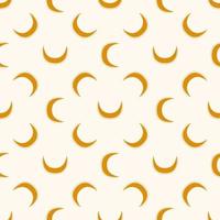 Vector pattern. Crescent. Seamless pattern