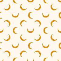 Vector pattern. Crescent. Seamless pattern