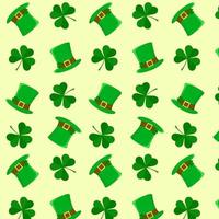 St. Patrick s Day vector seamless pattern, background from green  four-leafed numbers 17, abbreviation PD. Vector illustration 17105892  Vector Art at Vecteezy