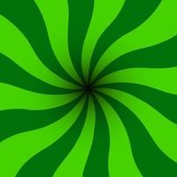 Swirling pattern background.  Converging psychadelic scalable stripes. St. Patrick's day. Vector illustration