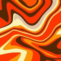 retro styled wavy pattern background vector