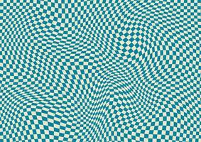 abstract background with distorted checkerboard design vector