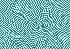 abstract background with distorted checkerboard design vector