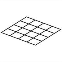 Vector, Image of floor, Black and white color, with transparent background vector