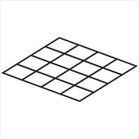 Vector, Image of floor, Black and white color, with transparent background vector