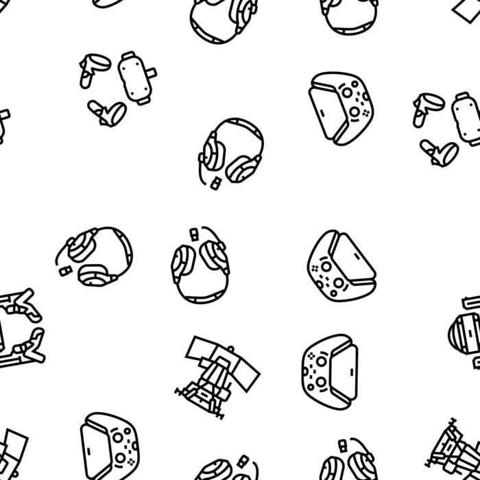 Video Game Pattern Vector Art, Icons, and Graphics for Free Download