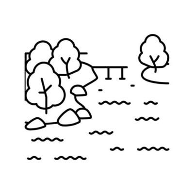 River Line Drawing Vector Art, Icons, and Graphics for Free Download